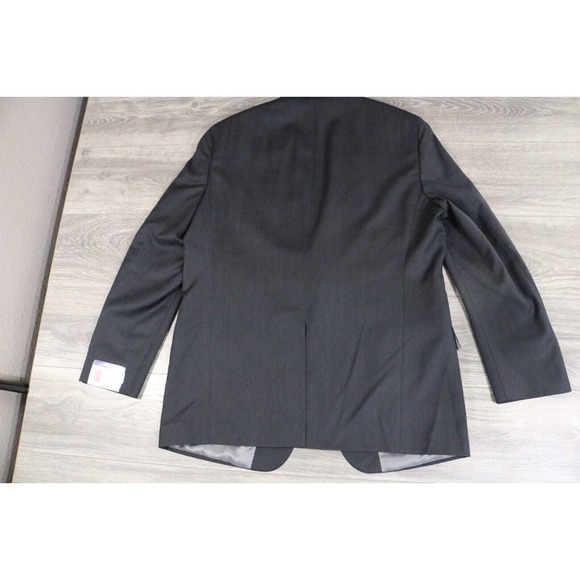 NWT HART SCHAFFNER MARX Blazer Chicago fit Dark Grey US MADE 46L - Picture 2 of 10